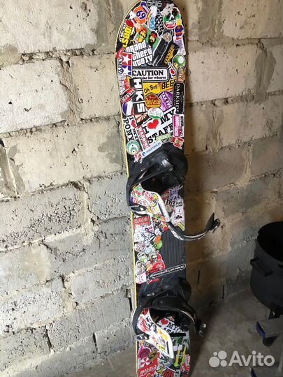 Сноуборд и ботинки