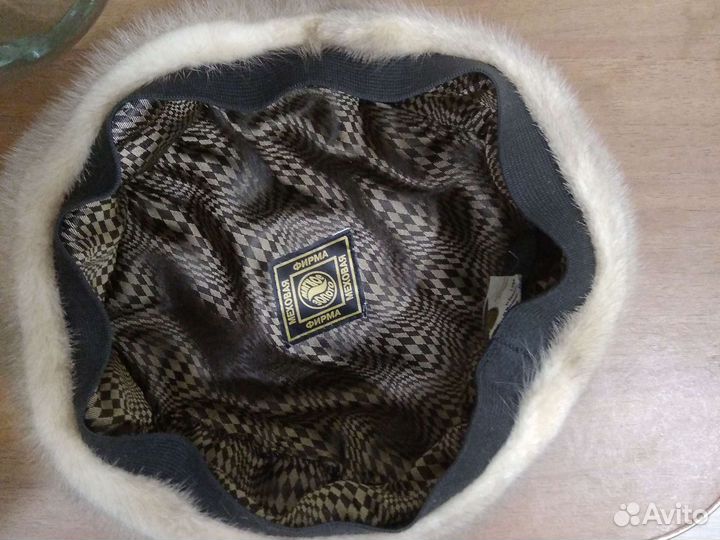 Берет меховой норковый