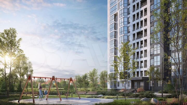 1-к. квартира, 44 м², 7/12 эт.