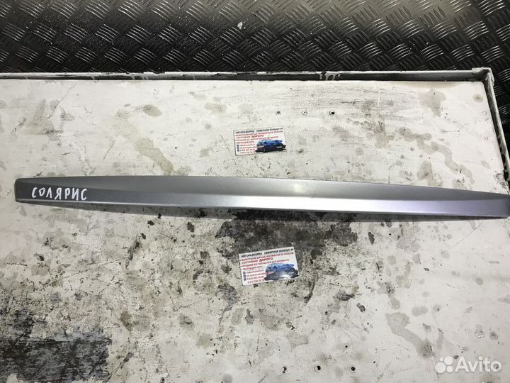 Накладка крышки багажника Хендай Солярис Solaris