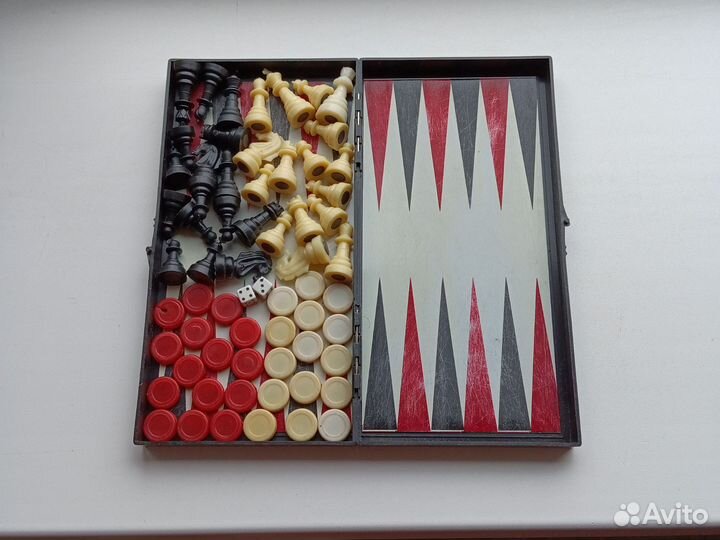 Дорожные нарды, шахматы, шашки