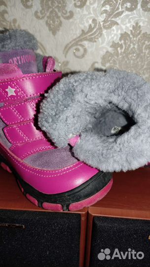Ботинки детские зимние для девочки