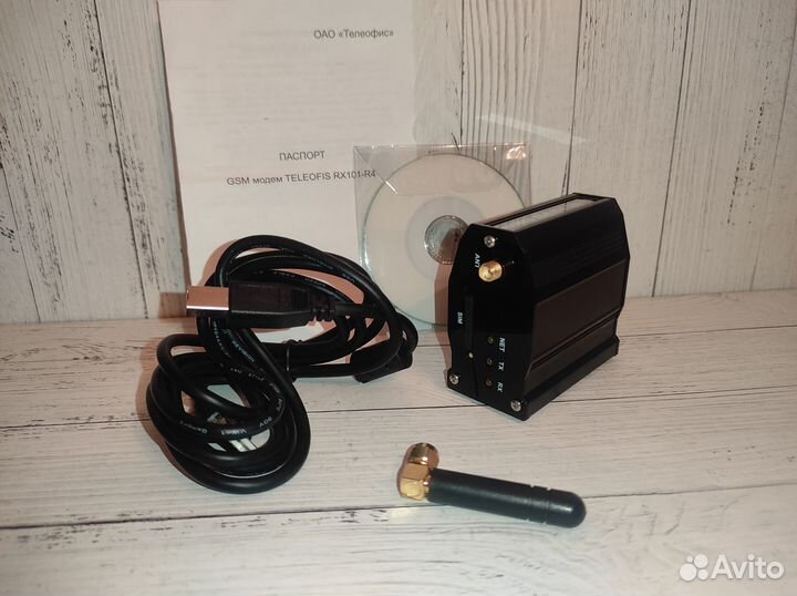 GSM модем teleofis RX101-R4 с антенной