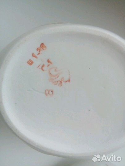 Икорница фарфоровая Золотая рыбка