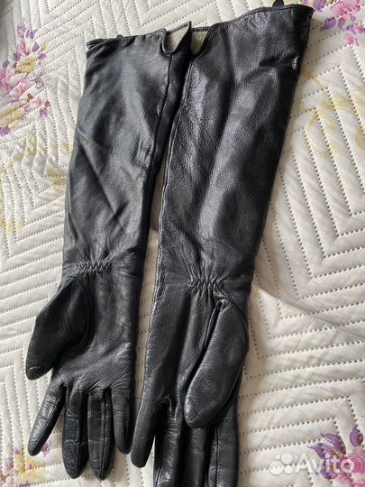 Перчатки женские кожаные 7.5