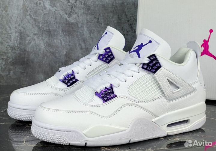 Кроссовки Nike Air Jordan 4 Retro Purple Metallic