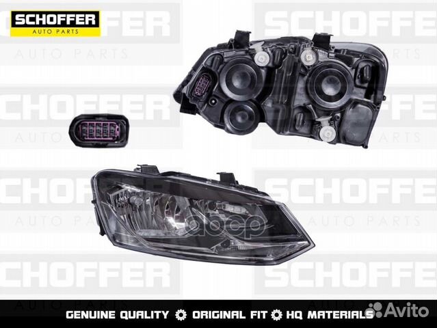 Фара правая Volkswagen Polo 15-20