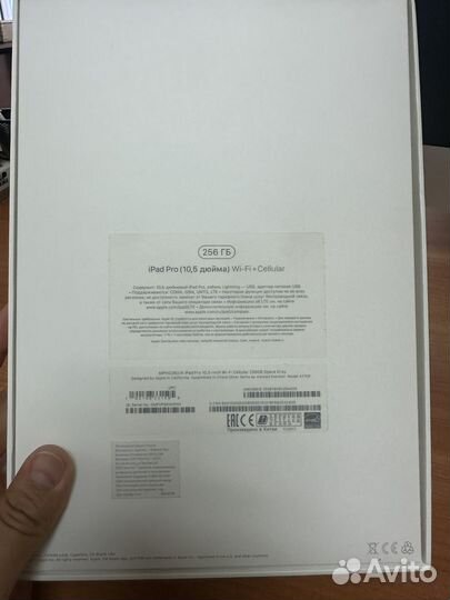 iPad pro 10.5 256gb