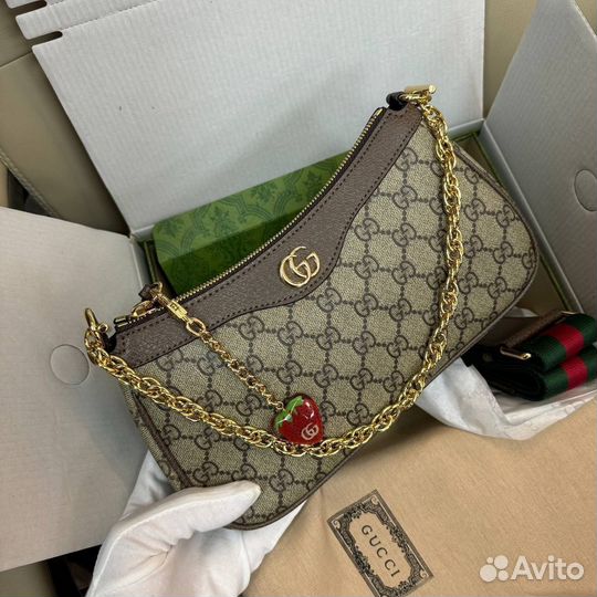 Сумка женская gucci натуральная кожа