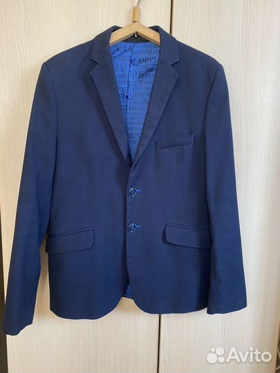Пиджак школьный для мальчика 158/40