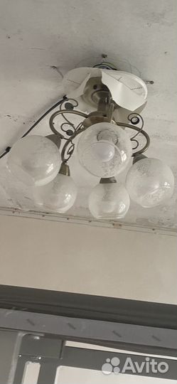 Люстра и 2 бра комплект