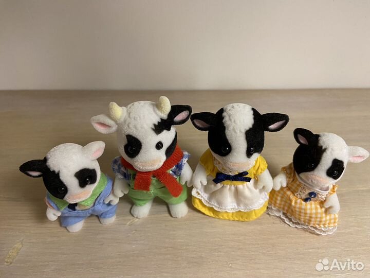 Sylvanian families мышки и коровы