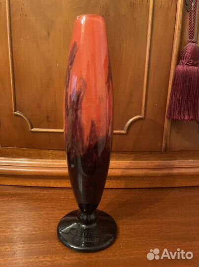 Ваза Muller Freres Luneville 1920- е