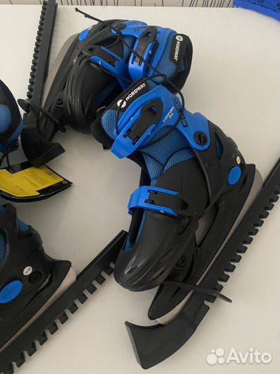 Коньки детские раздвижные 29-32 новые