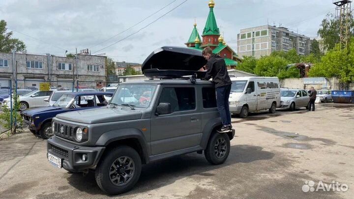 Багажник бокс на крышу с установкой