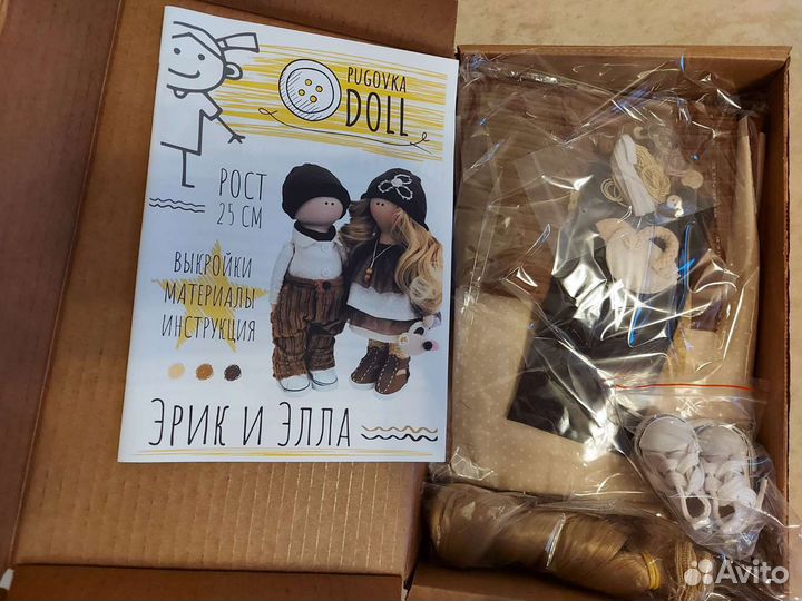 Новый набор для шитья кукол pugovka doll