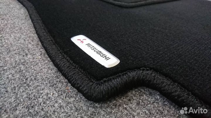 Ворсовые коврики на Mitsubishi lancer 10