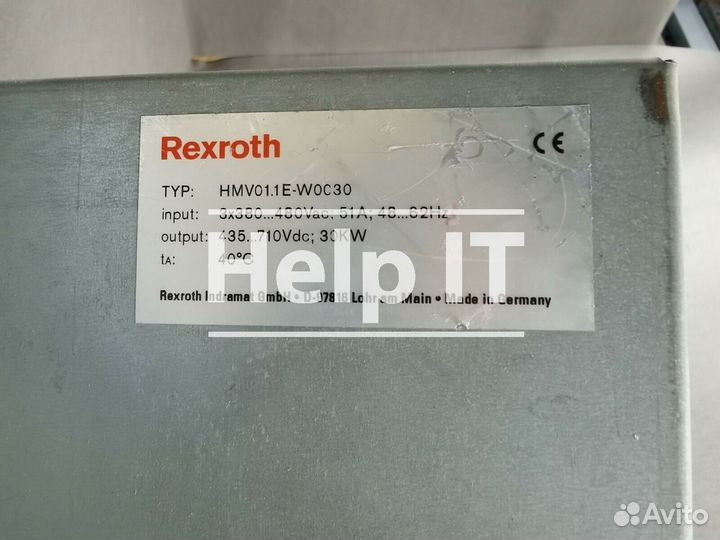 Сервопривод Rexroth HMV01.1E-W0030-A-07