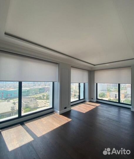 Рулонные шторы для больших окон