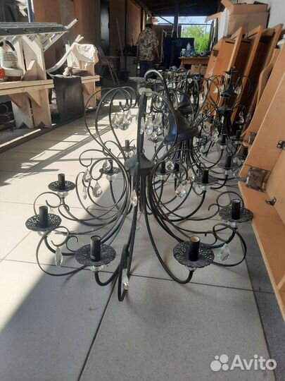 Люстра потолочная бу