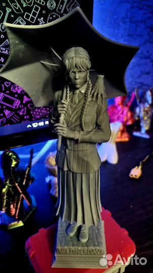 3д фигурка Уэнсдей Адамс