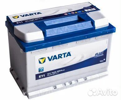 Аккумулятор Varta Blue Dynamiс E11 74 Ач обр.пол