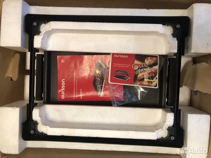 Индукционная плита с грилем Oursson
