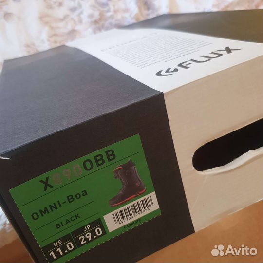 Ботинки для сноуборда Flux omni Black