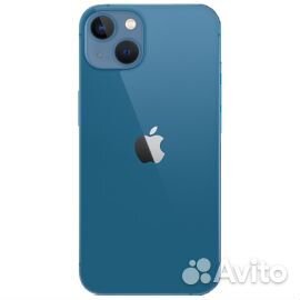 Задняя крышка для iPhone 13 mini Синий (стекло, ши