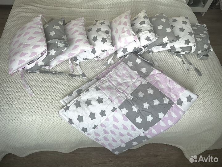 Комплект бортики и одеяло