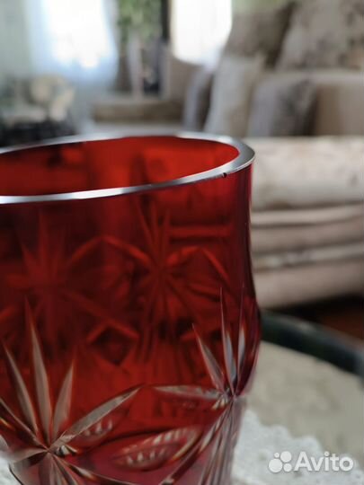 Ваза хрустальной хрусталь СССР