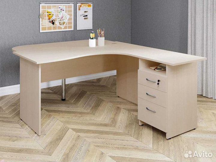 Угловой стол с тумбой Рубин 40 565