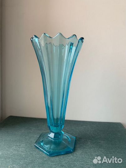 Ваза цветное стекло СССР