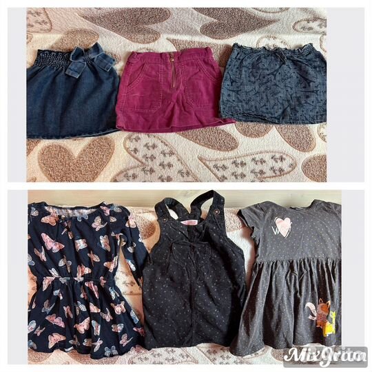 Вещи пакетом на девочку 92-110