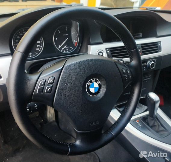 Руль BMW e90. Перетянут на обмен
