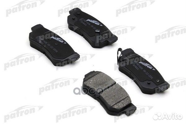 Колодки тормозные дисковые задн hyundai: santa