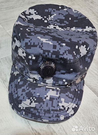 Летний костюм пиксель синий