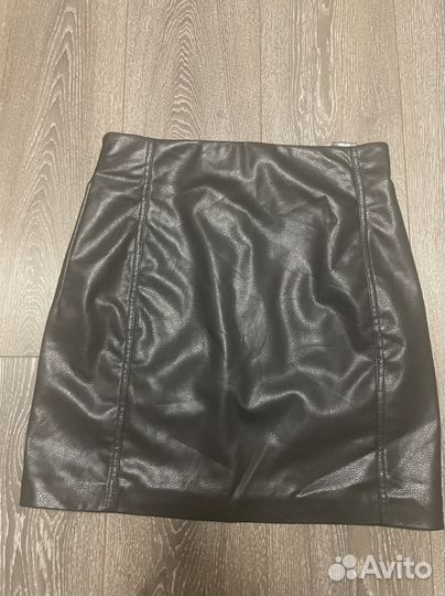 Кожаная юбка hm