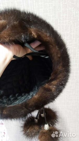 Шапка норковая женская