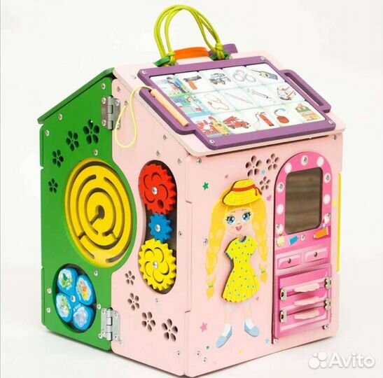 Бизиборд Новый Домик Дом Принцессы