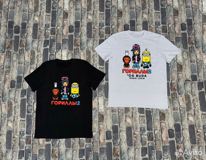 Футболка Og Buda гориллы Y2K