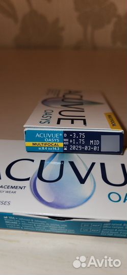 Линзы контактные acuvue oasys двухнедельные