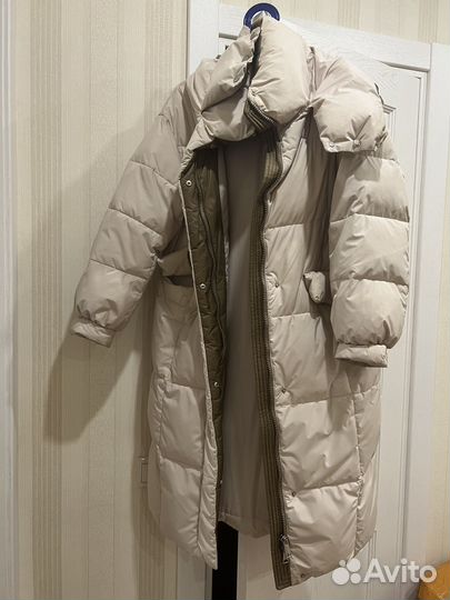 Пуховик женский бежевый Britt