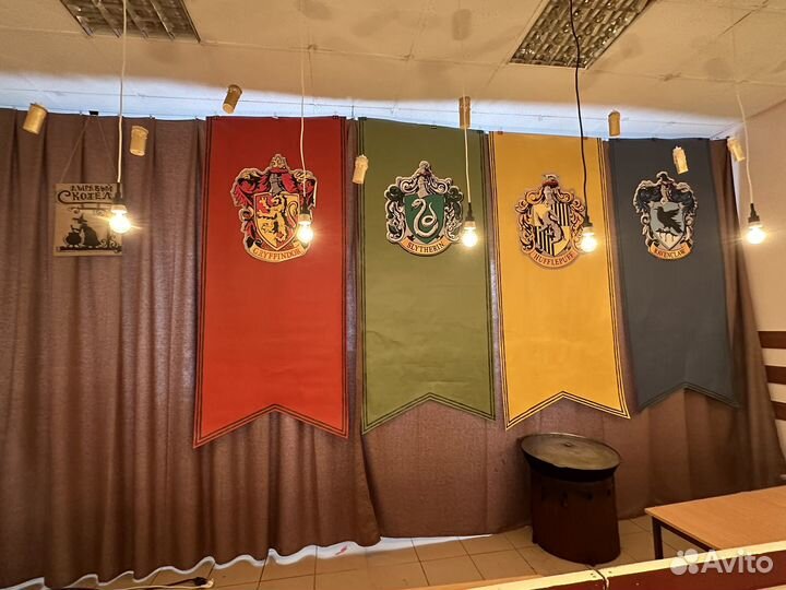 Герб письма сова ключи в стиле Гарри Поттера