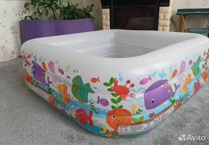 Детский надувной бассейн 159*159*50 см