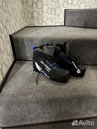 Лыжи беговые nordway с ботинками и палками