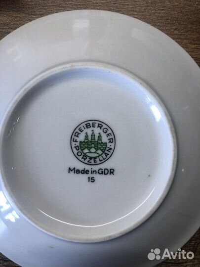 Часть кофейного сервиза Freiberger, ГДР