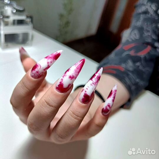 Маникюр на дому, наращивание