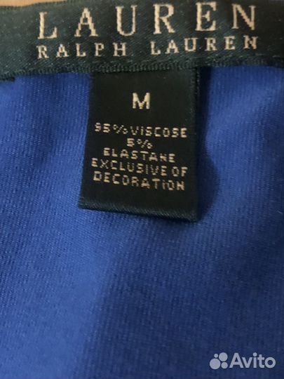 Блуза с воланами ralph lauren