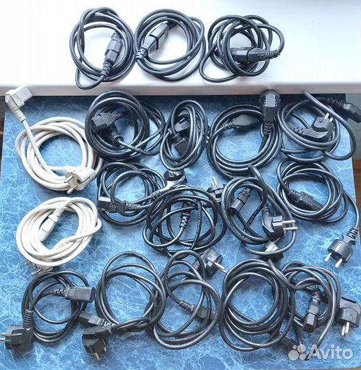 Кабели питания и удлинители кабелей для пк по 30р